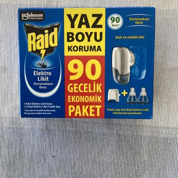 Raid Elektro Likit Böcek Kovucu Etkisiz, Değişim Talebi