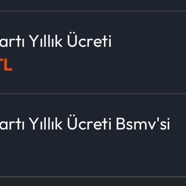 Yüksek Yıllık Kart Aidatı Kesildi, İade Ve Kart İptali Talebi