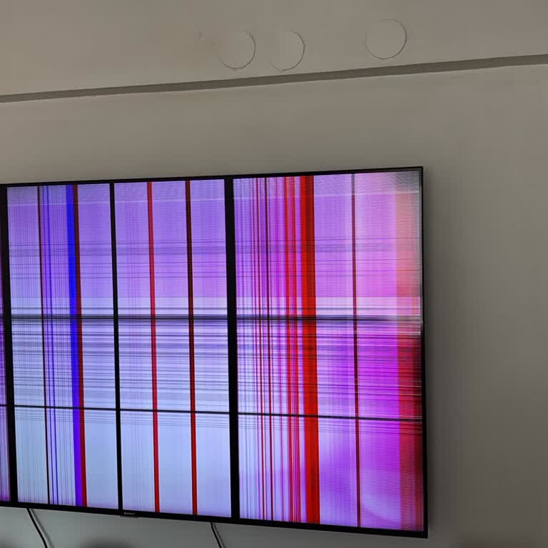 Sunny LED Televizyonumdaki Renkli Şerit Arızası Ve Garanti Dışı Kullanıcı Hatası İddiası