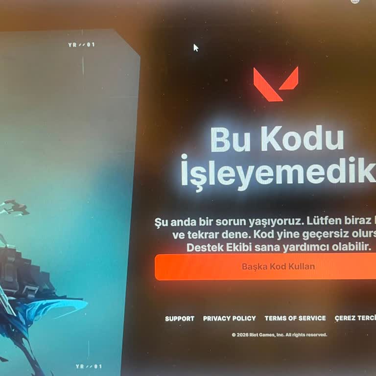 Hesappin Üzerinden Alınan VP Kodu İşlemiyor Ve Destek Yanıtı Gelmiyor