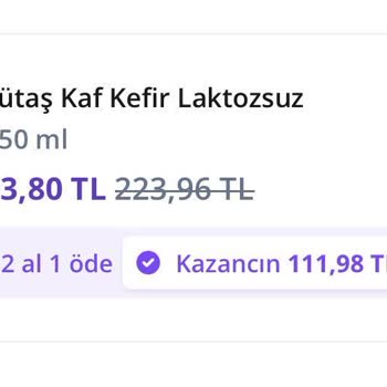 Kampanyalı Siparişimde Bir Kefir Eksik, Müşteri Hizmetleri Yardımsız