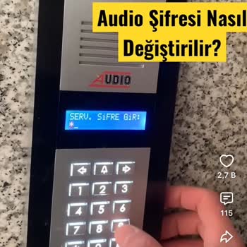 Audio Elektronik Şifre Değişikliğinde Ücret İstenmesi