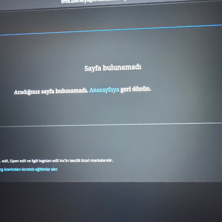Deneyap Atölyeleri Ufkun Ötesi Belgeseli Sayfası Üç Gündür Hiçbir Şekilde Açılmıyor