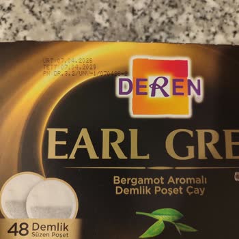 Şok Market'te Bulunan Deren Çay'da Bulanık Çay Ve Bergamot Aroması Eksikliği