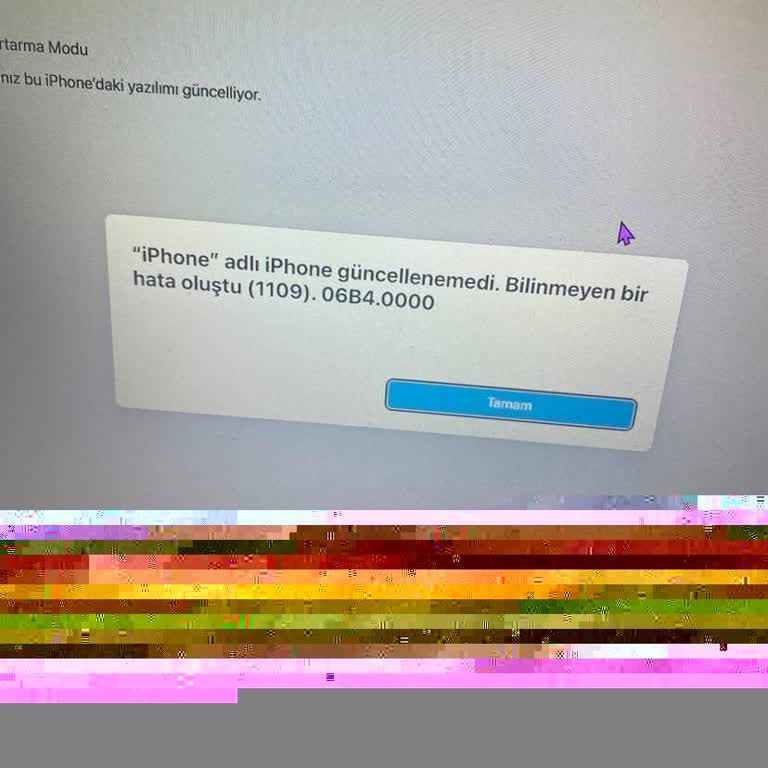 Apple Telefon Güncelleme Hatası Ve İcloud Erişim Sorunu
