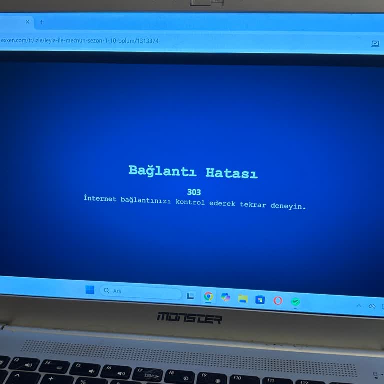 Exxen'de 303 Bağlantı Hatası Nedeniyle Dizi İzleyemiyorum