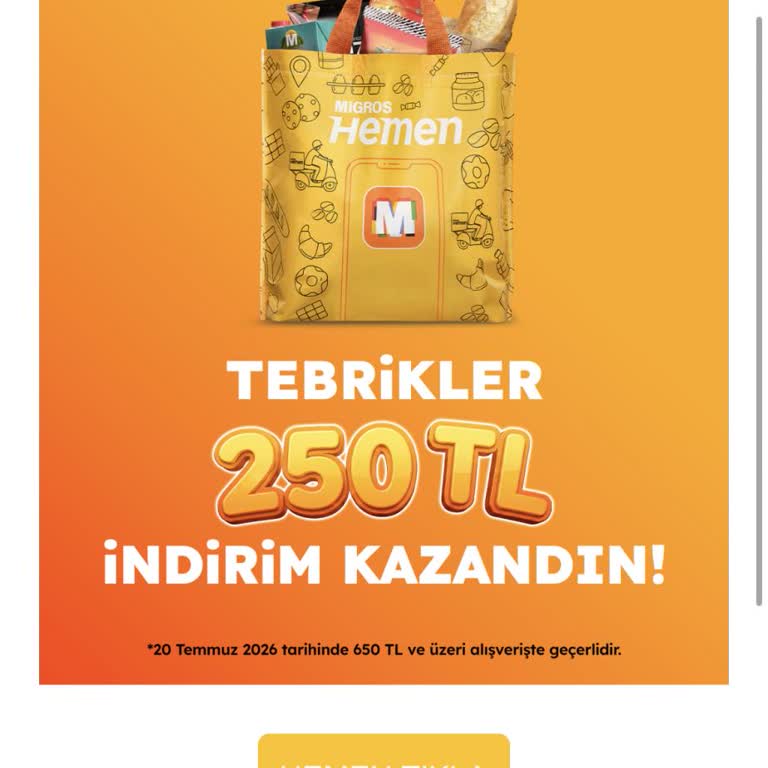 Sistem Hatası Ve Yanıltıcı Bilgilendirme Nedeniyle 250 TL Kupon Kullanılamadı