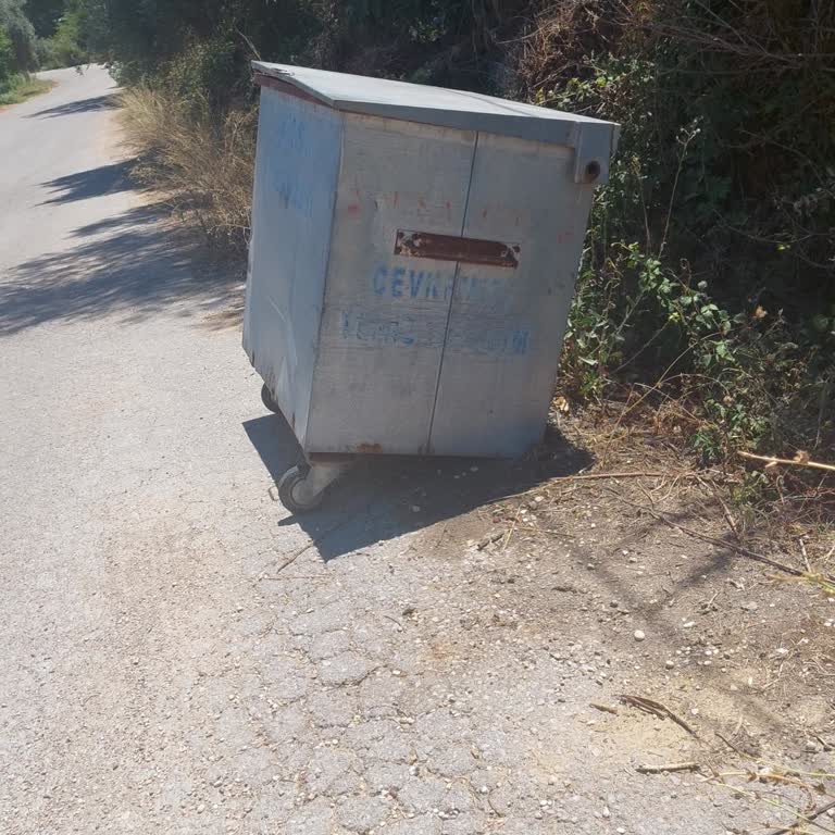Karaöz Mahallesi Çöp Konteyneri Kırık Ve Sızıntı: Acil Değişim Talebi