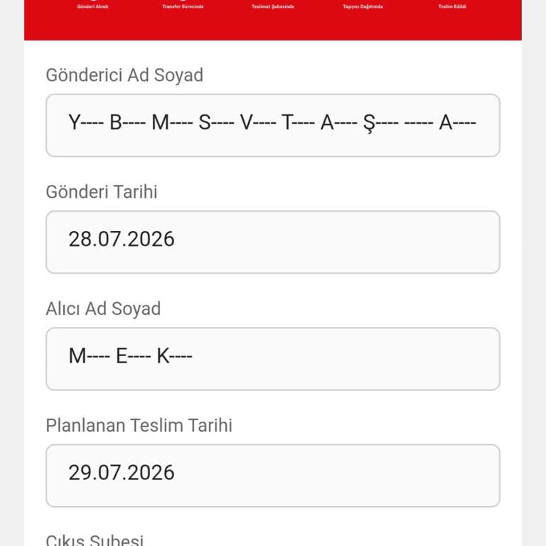 Aras Kargo Gecikmesi Ve Bilgilendirme Eksikliği