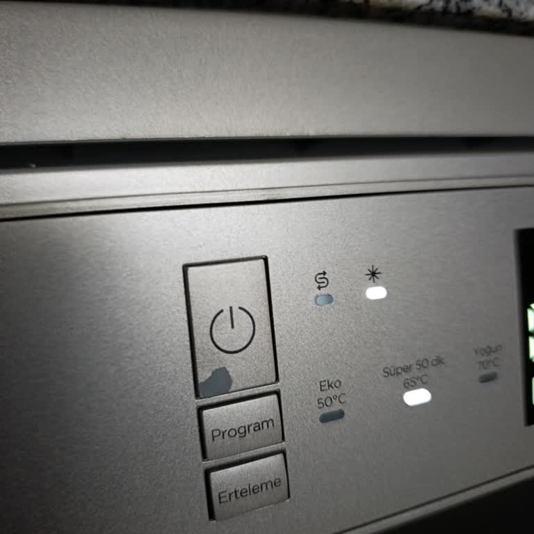 Vestel Bulaşık Makinesinin Kontrol Paneli Tuşu Çabuk Soyuluyor