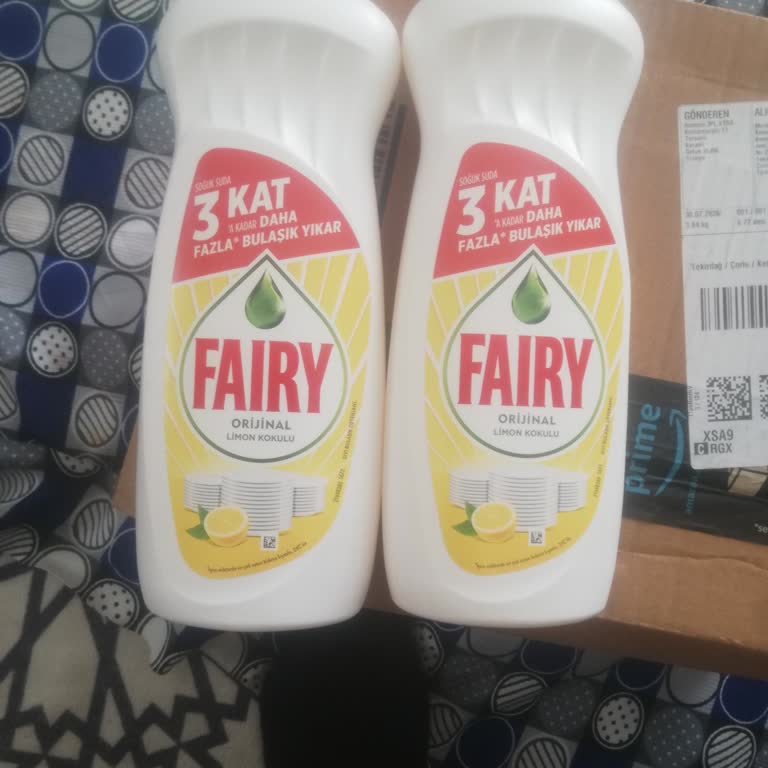 Eksik Gönderilen Fairy Deterjanı İçin Hemen Tamamlamayı Talep Ediyorum