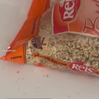 Reis Bulgur Böceklenmiş!
