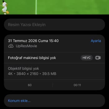 Shorts Videolarım 4K Çözünürlükte Kalite Kaybı Yaşıyor