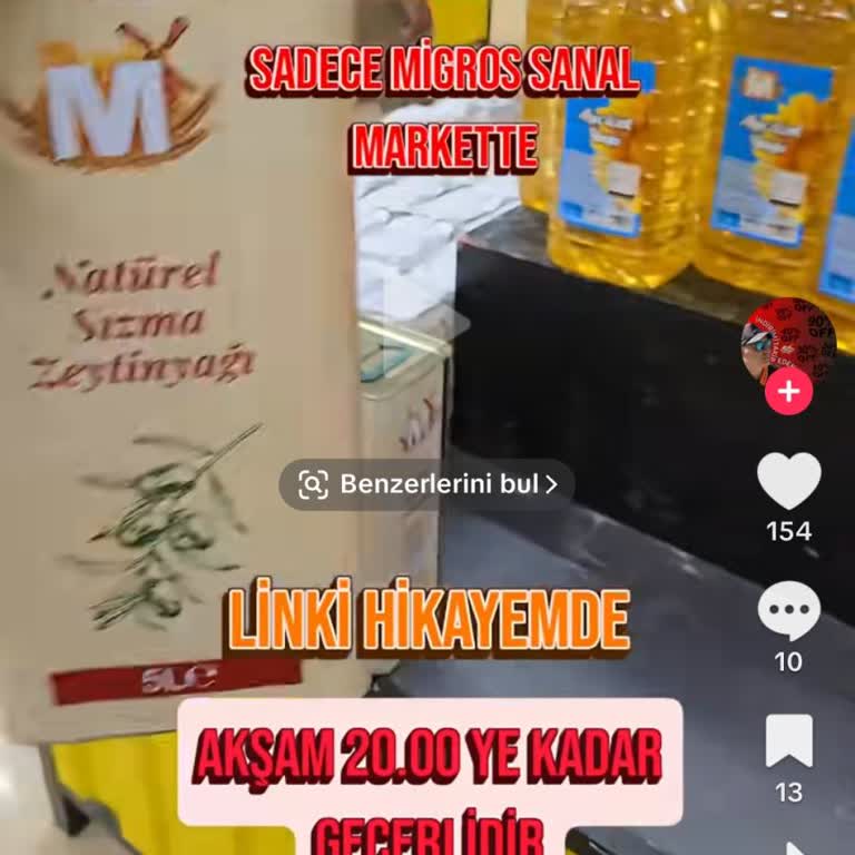 Migros Sanal Markette İndirimli Zeytinyağı Stok Sorunu Ve Yanıltıcı Fiyat Bilgisi