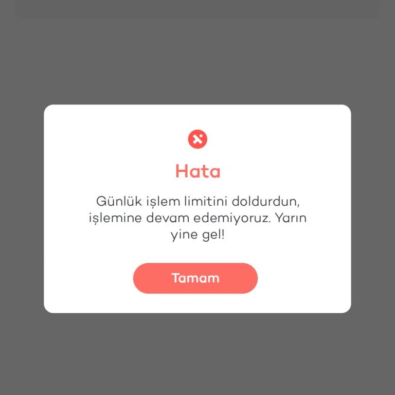 Doğrulama Hatası Nedeniyle Tosla’da 1450 TL’lik Para Kullanılamıyor Ve Destek Yok