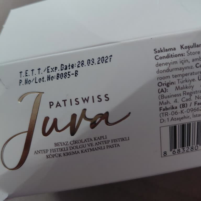 Patiswiss A101'de Juva Antep Fıstıklı Katmanlı Pastanın Kötü Tadı Ve Kalite Sorunu