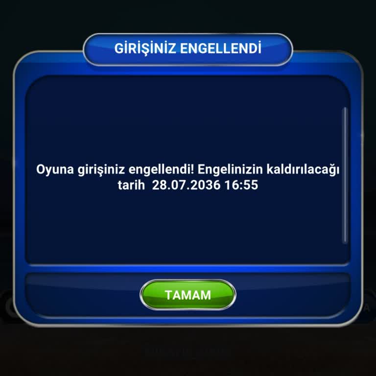 Hesabım 10 Yıllık Engelleme Aldı, Açıklama Bekliyorum