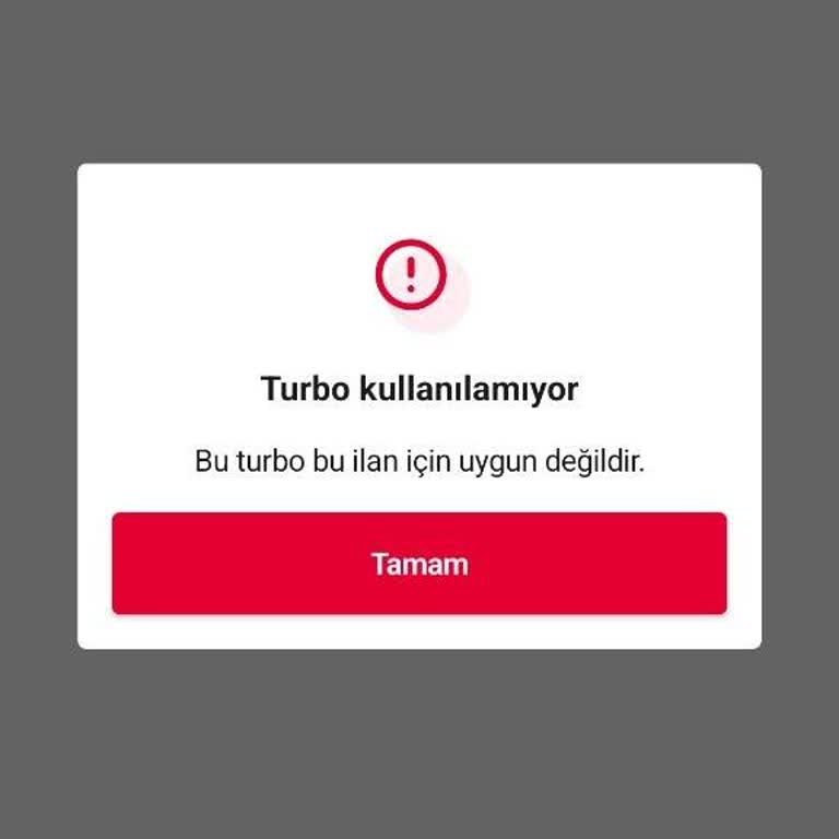 Turbo Hizmeti Aktif Değil, Müşteri Desteği Ulaşılamıyor