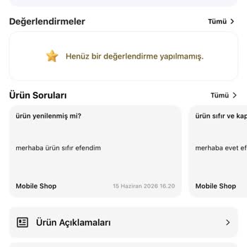 Epttavm'den Gelen Samsung Galaxy S25+ Telefonun Kullanılmış Olması
