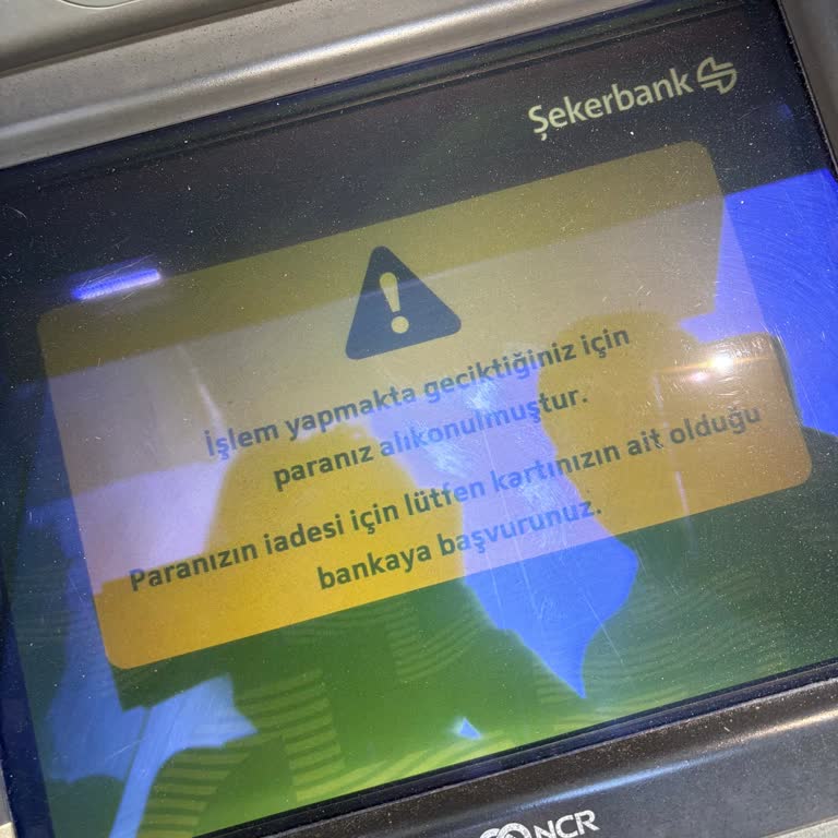 Şekerbank ATM'sinde Alıkonulan 1.200 TL'nin İade Edilmemesi
