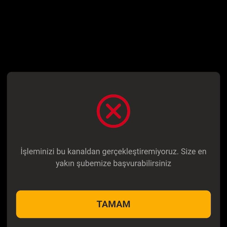 VakıfBank Mobil Uygulamada Sky Limit Kredi Bölümüne Erişilemiyor