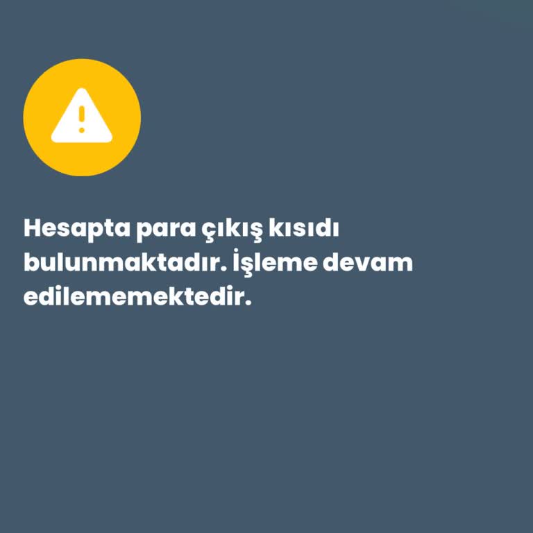 Açıklamasız Hesap Blokajı Ve Müşteri Hizmetlerinden Yetersiz Açıklama
