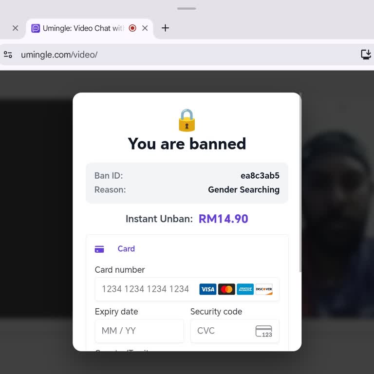 Umingle Paid Unban Request Is Unfair After Mistaken Ban