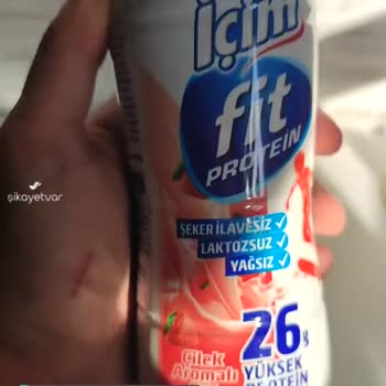 Çağdaş Marketler İçim Fit Protein Süt Bozuk Ve Parçacıklı Çıktı!