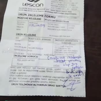 Lescon Ayakkabıyı Almak Pişmanlık, Karşımızda Muhatap Yok Bile!