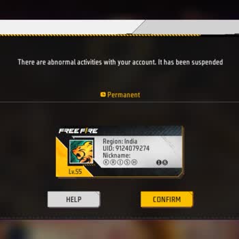 Garena Free Fire Max Suspended My Accounts for Abnormal Activity