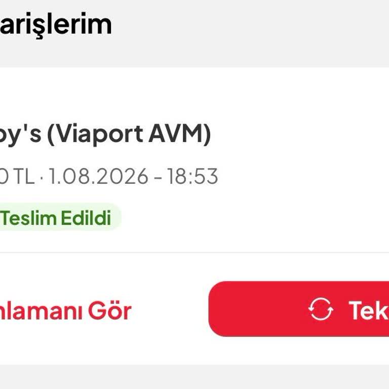 Tıkla Gelsin Teslim Edilmeyen Siparişin İadesi Ve Müşteri Hizmetleri Sorunu