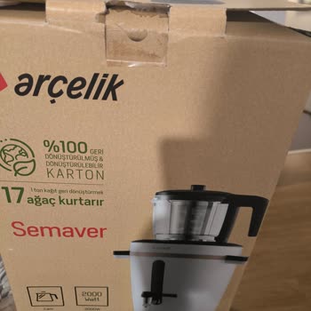 Kutu Açıldığı İçin Kullanılmamış Arçelik Semaver İadesi Reddedildi