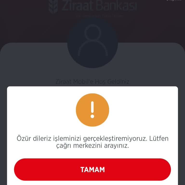 Ziraat Bankası Mobil Ve İnternet Bankacılığı Yurt Dışında Blokaj Nedeniyle Kapalı