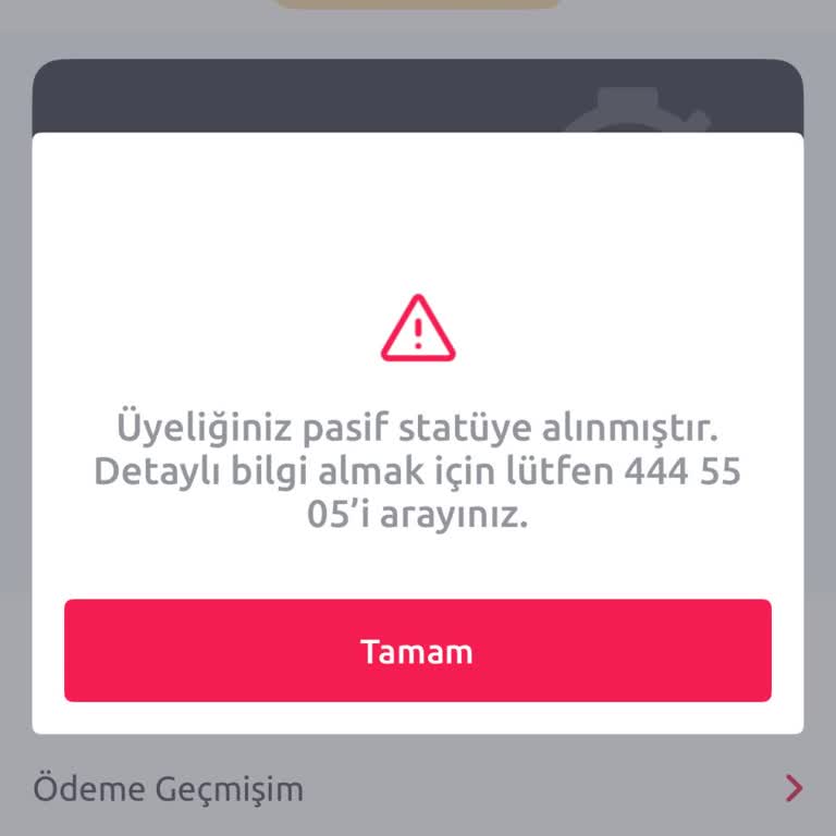 Hesabımın Haksız Pasif Durumu İçin Açıklama Ve Aktif Hale Getirme Talebi