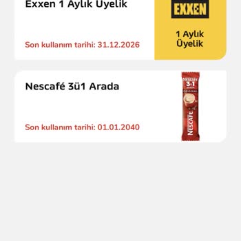 Nescafe NE’App’te Görülen Exxen Kampanya Kodunun Çalışmaması Kullanıcıyı Mağdur Etti