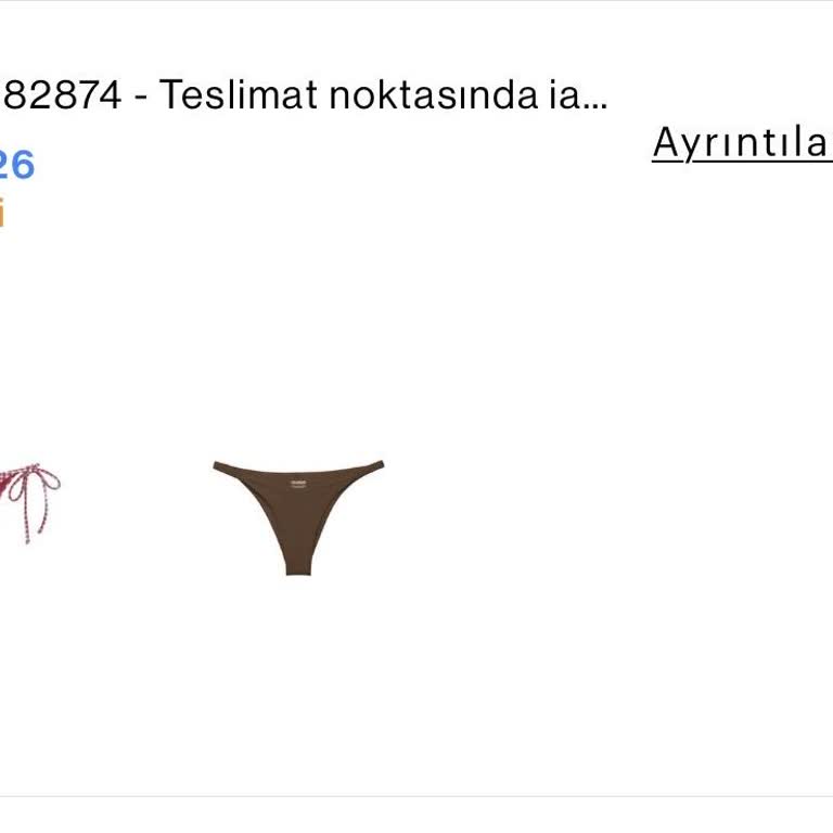 Hijyen Bandı Olmadan Teslim Edilen Bikini Altının İadesi Reddedildi