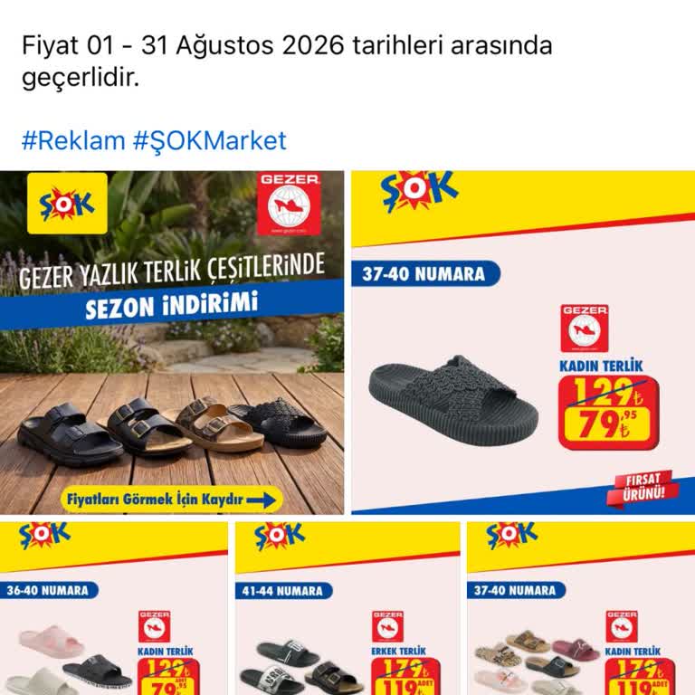 Şok Yahyalı’da Gezer Terlik Kampanyası Stok Yok, Müşteriyi Yanıltıyor