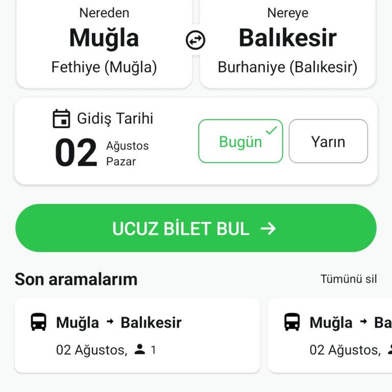 Yanıltıcı Yönlendirme Sonucu Bilet Hatası Ve Otobüs Kaçırma