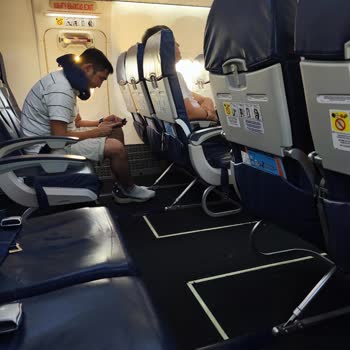 Плохой сервис на рейсе SCAT Airlines : неудобные кресла и отсутствие бесплатной воды