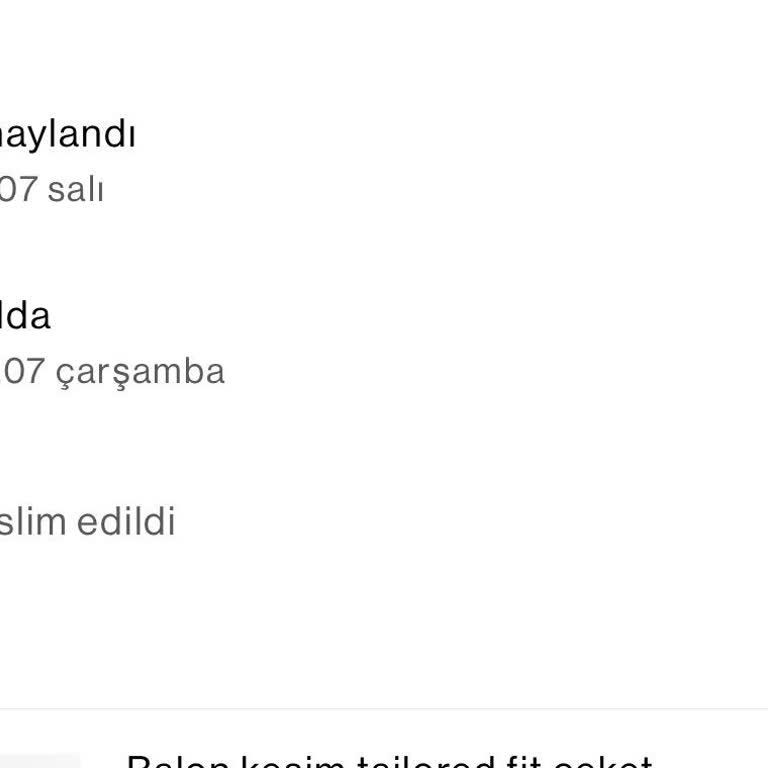 Kargo Takip Sorunu Ve Canlı Destek Eksikliği
