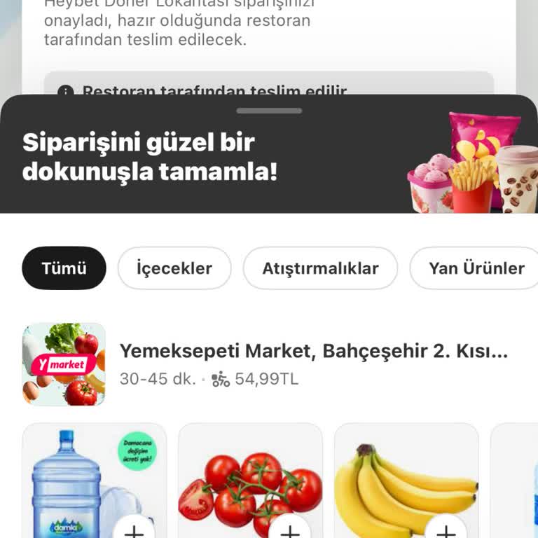 Heybet Döner'den Sipariş İptali Ve Teslim Edilmemesi Şikayeti