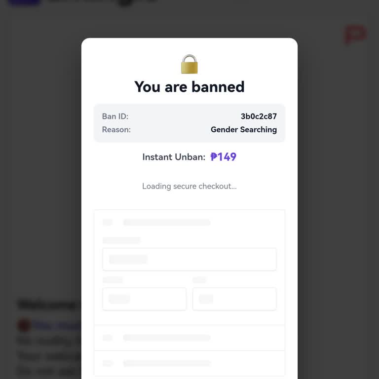Umingle Ban Appeal for Gender Searching Violation