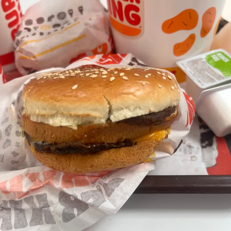 Panodaki Görselle Uyuşmayan Küçük Ve Boş Hamburger