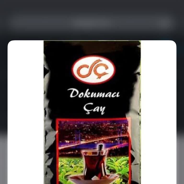 Dokumacı Çay Hem Tadından Hem De Renginden Dolayı Bu Ürünü İçemiyorum