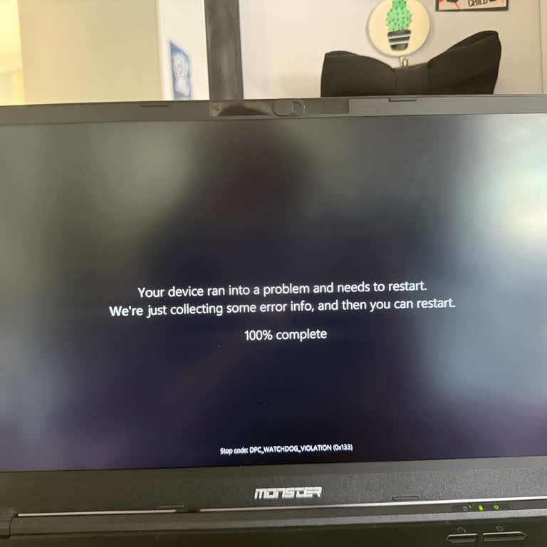 Servis Sonrası Monster Laptopta Sürekli Yeniden Başlatma Hatası Ve Veri Kaybı