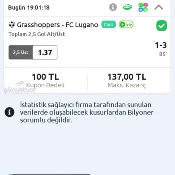 Bilyoner Kuponum Hesaba Gelmiyor!