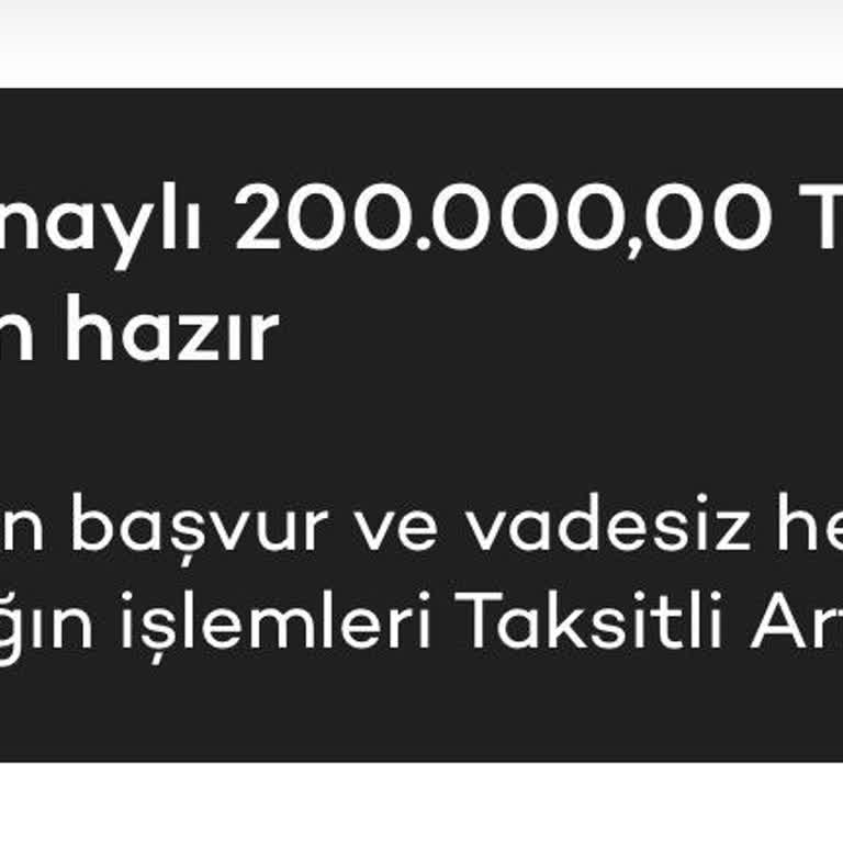 Ön Onaylı Artı Para Limitini Kullanamıyor Ve Şubeye Yönlendiriliyorum