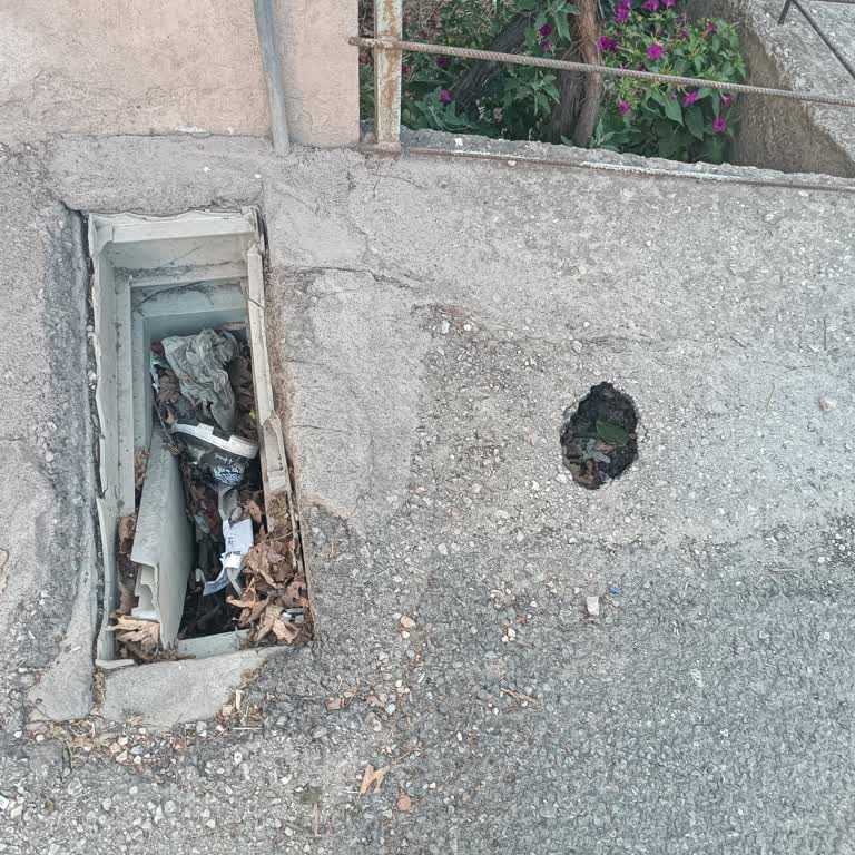 Yaya Çocukları Ve Yaşlılar İçin Tehlike: Boş Çukur Ve Fare Sorunu