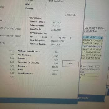 MNG Kargo Merter Şubesinde Teslim Edilmemiş Gönderi Ve Cevapsız Müşteri Hizmetleri