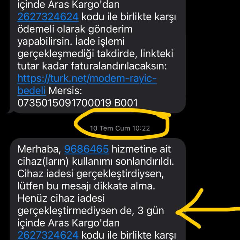 TurkNet Modemi Zamanında İade Ettim, 8 Bin TL Haksız Fatura Kesildi